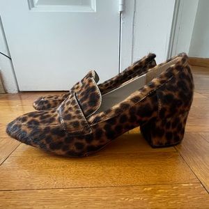 Boden Leopard Print Heels